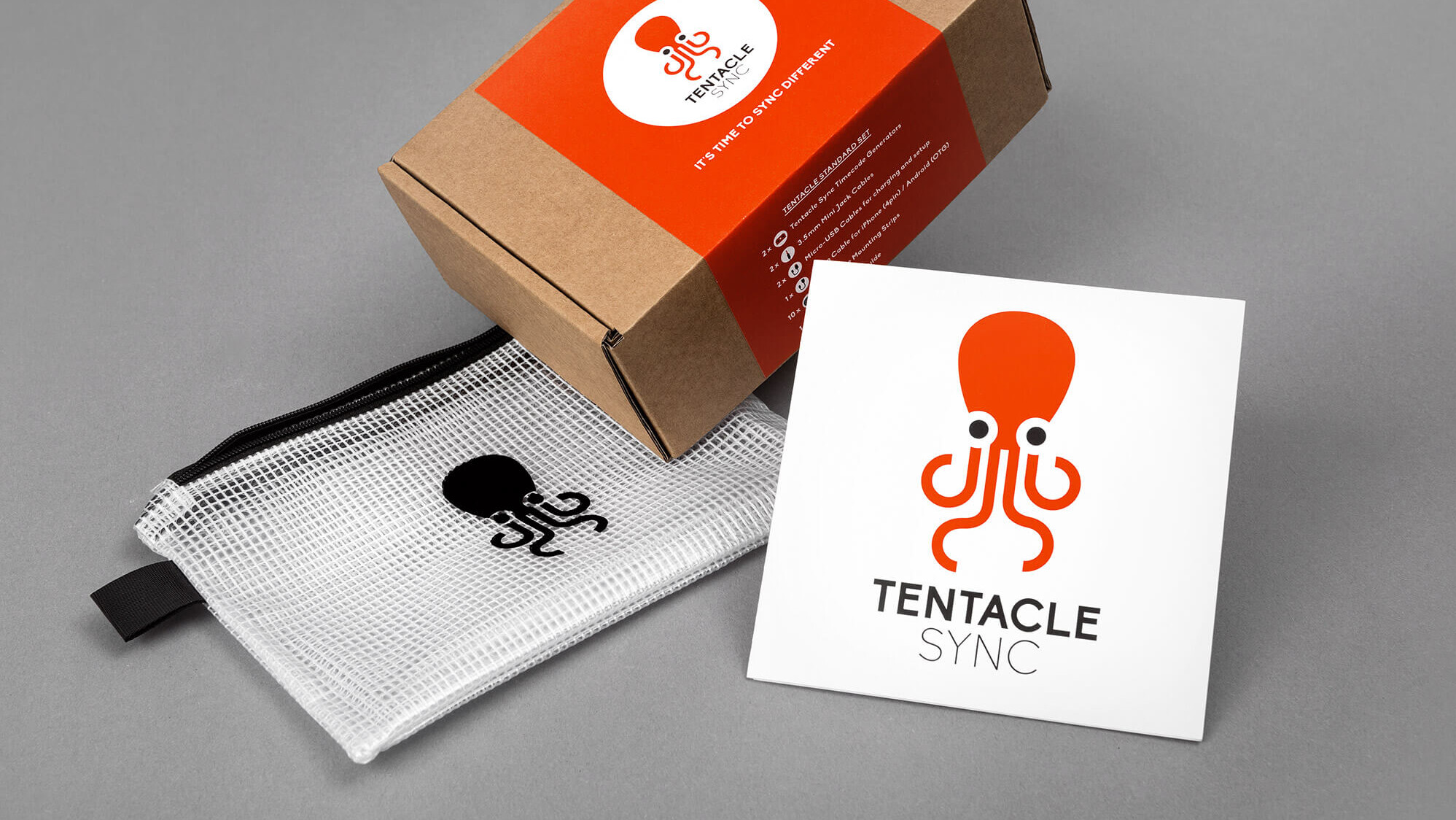 Packaging des Tentycle Sync Device