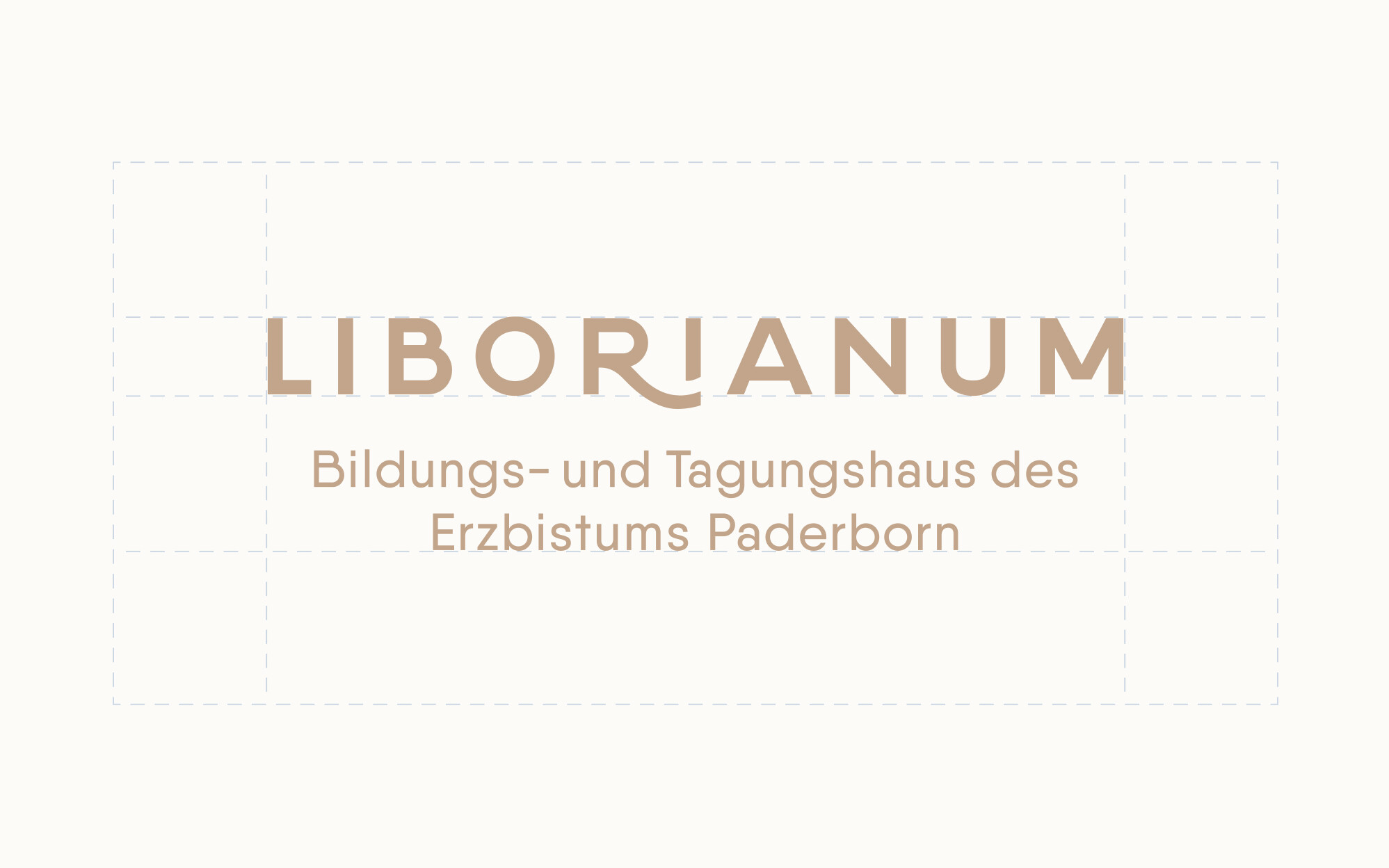 Liborianum Logo mit detaillierter Bemaßung