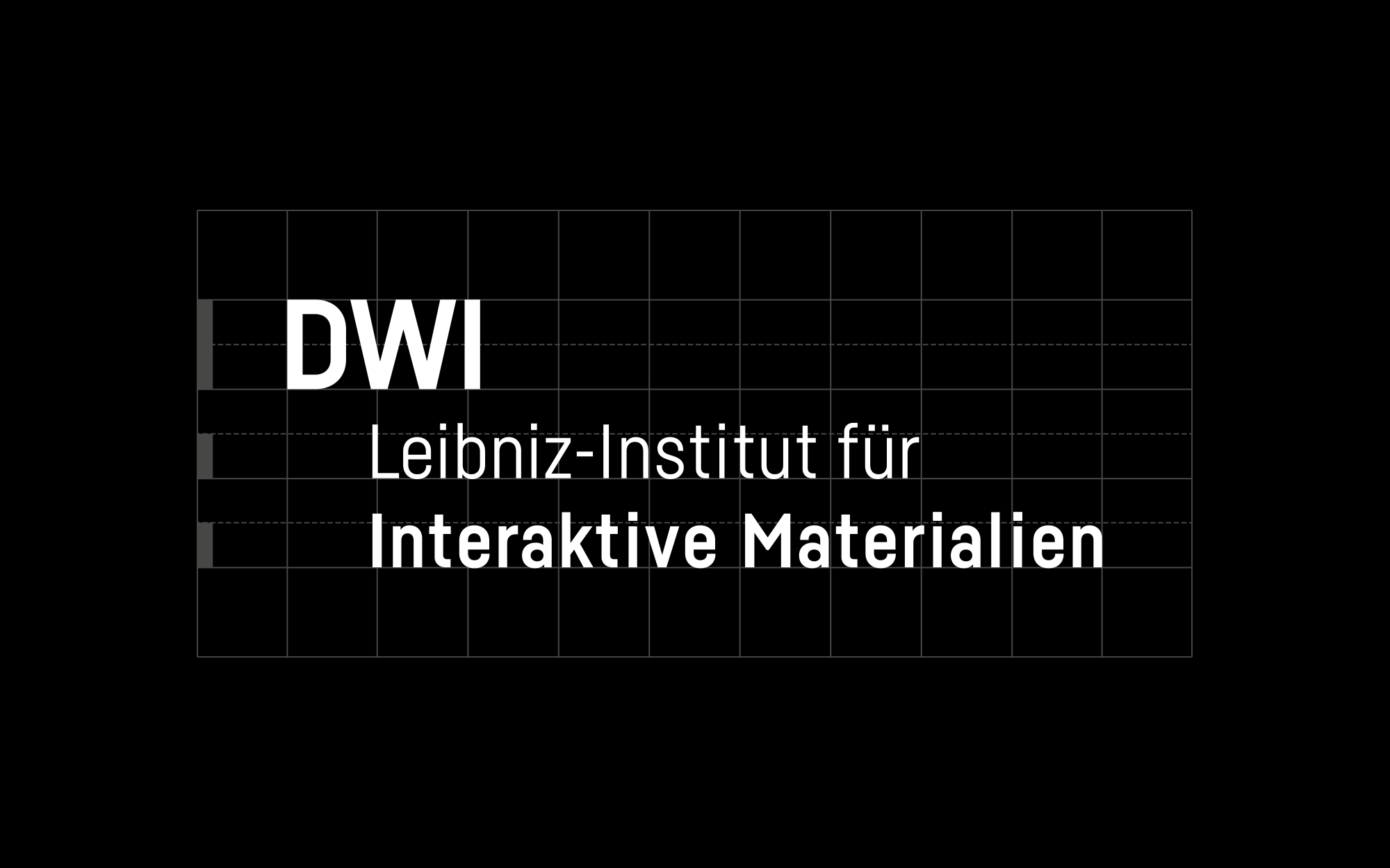 DWI Logo mit detaillierter Bemaßung